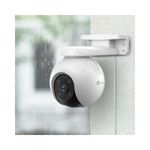 câmera de segurança ezviz outdoor ip wi-fi h80x dual lente 4k (mp)