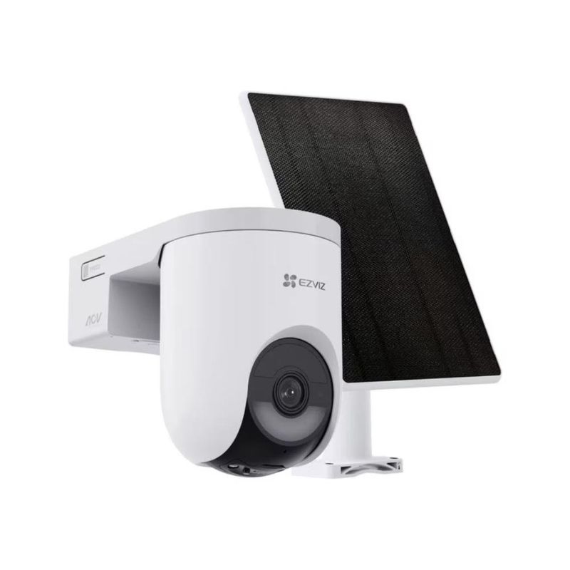câmera de segurança ezviz ip wi-fi hb8c 2k com painel solar (mp)