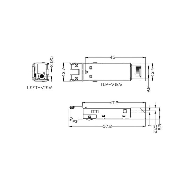 módulo sfp hikvision para switch 1.25g ethernet (mp)