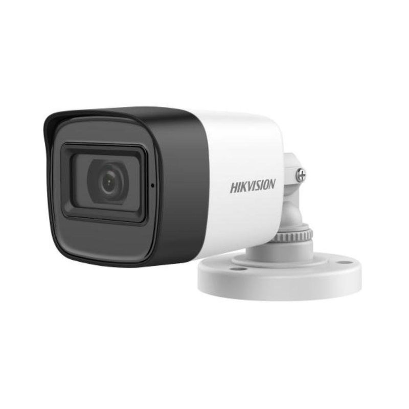 câmera de segurança hikvision bullet tvi 2mp ir25m com áudio (mp)