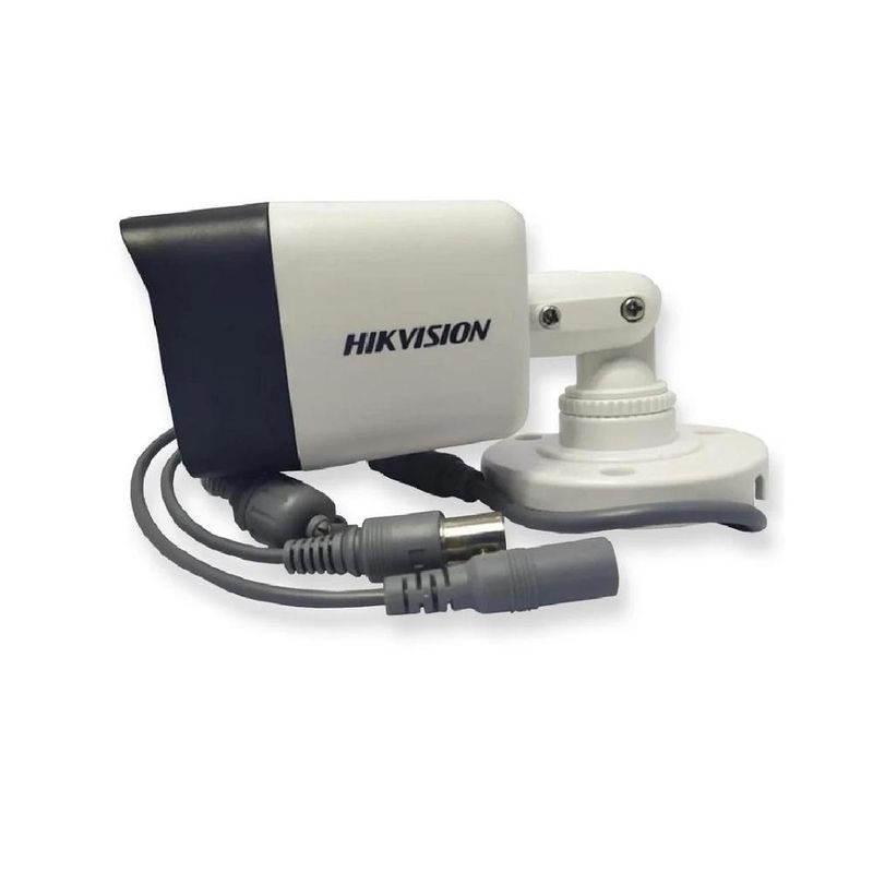 câmera de segurança hikvision bullet tvi 2mp ir25m com áudio (mp)
