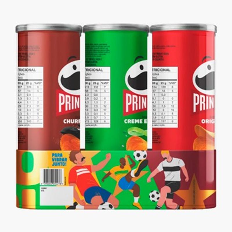batata pringles o combo da torcida sabores churrasco creme e cebola original 3 unidades