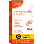 desloratadina 0,5mg/ml 100ml xarope globo