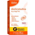 desloratadina 0,5mg/ml 60ml xarope globo