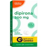 dipirona 500mg 30 comprimidos globo