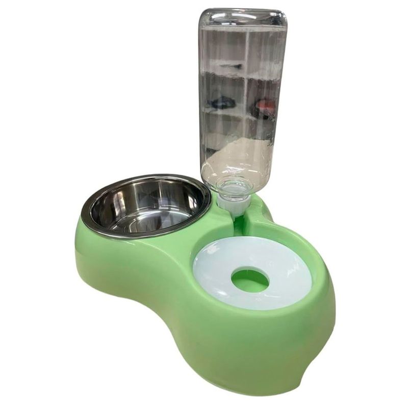 bebedouro e comedouro para pets menplast automático garrafa (mp)