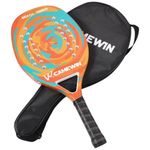 raquete beach tennis camewin laranja j-mbi
