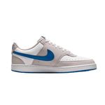 tênis casual masculino nº42 nike court vision low bege e azul (mp)