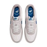 tênis casual masculino nº42 nike court vision low bege e azul (mp)