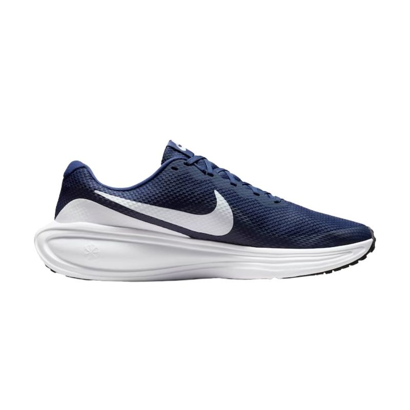 tênis de corrida masculino nº38 nike revolution 8 azul e branco (mp)