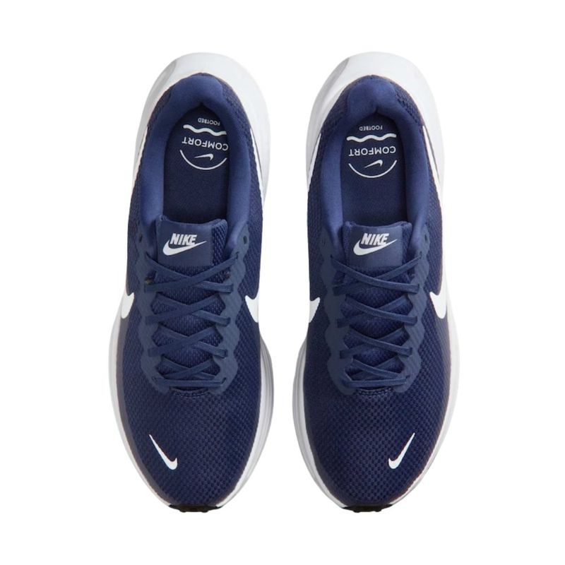 tênis de corrida masculino nº38 nike revolution 8 azul e branco (mp)
