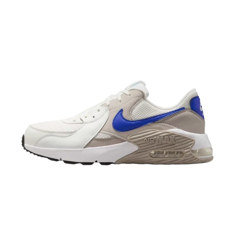 tênis casual masculino nº39 nike air max excee branco e azul (mp)