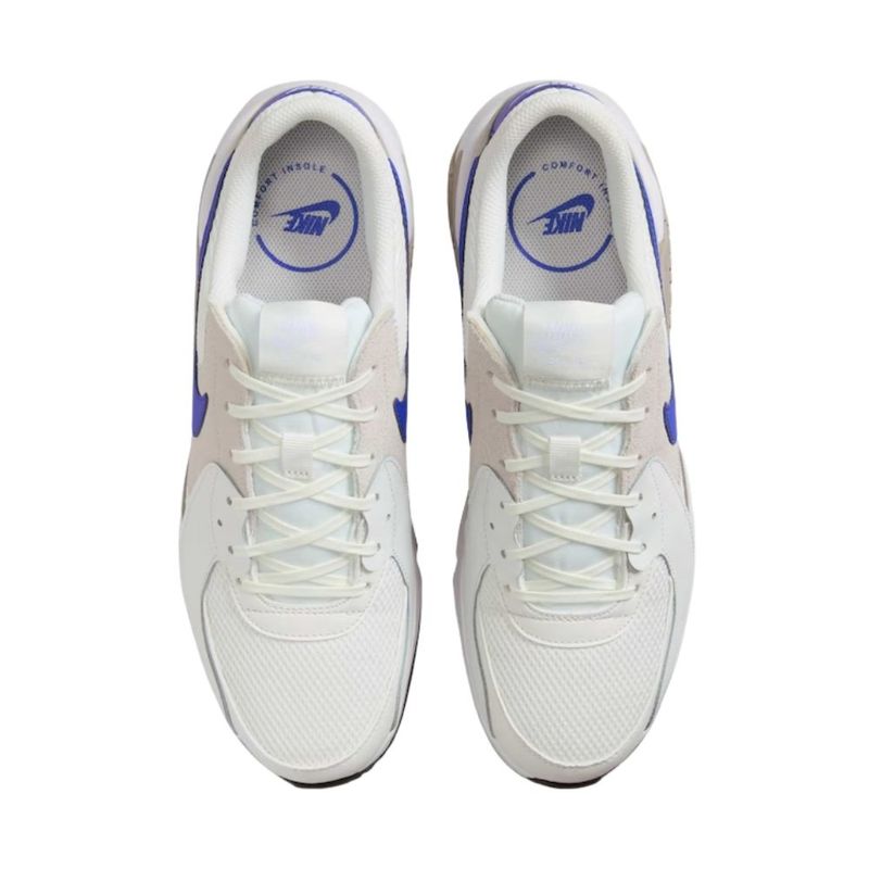 tênis casual masculino nº41 nike air max excee branco e azul (mp)
