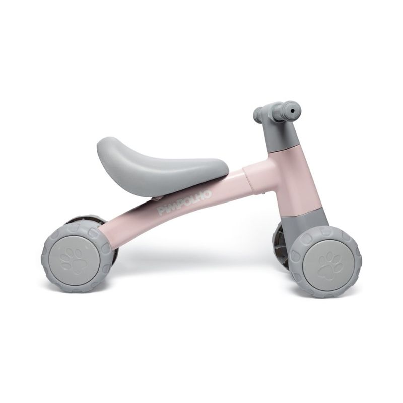 bicicleta infantil de equilíbrio pimpolho até 60kg rosa 301220 (mp)