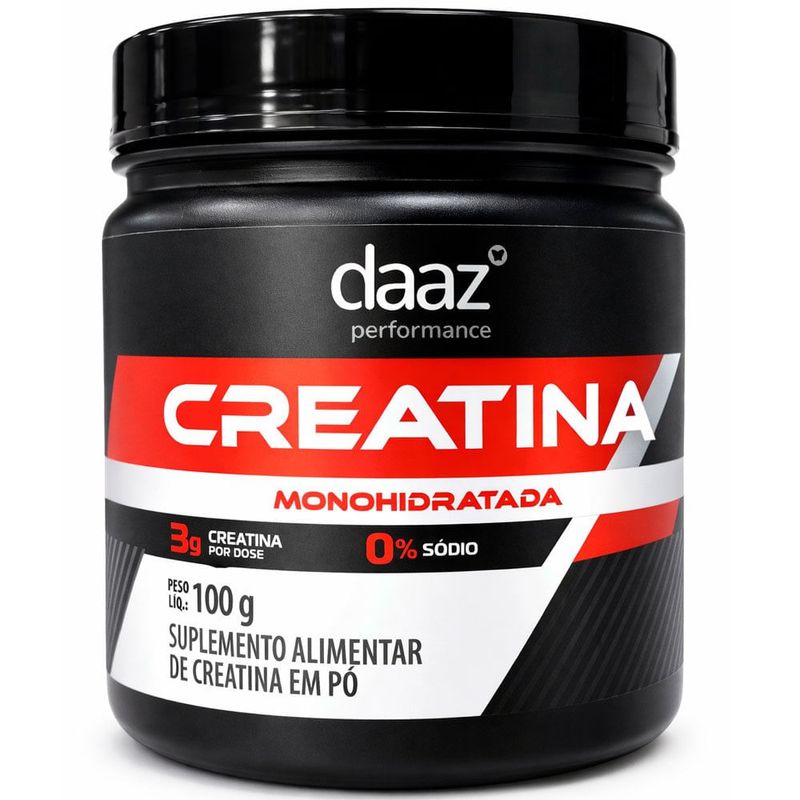 creatina monohidratada daaz 100g sem sabor