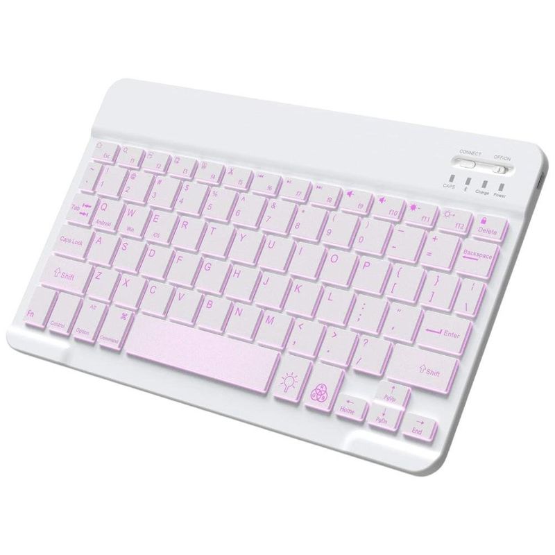 teclado para tablet tohakata sem fio branco a-mbi