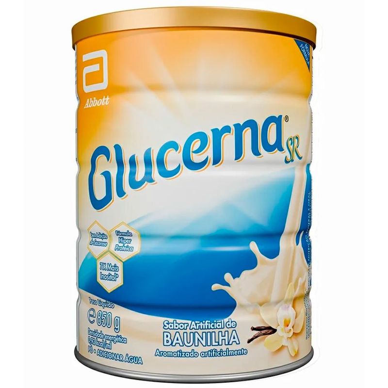 suplemento nutricional glucerna sr sabor baunilha 850g