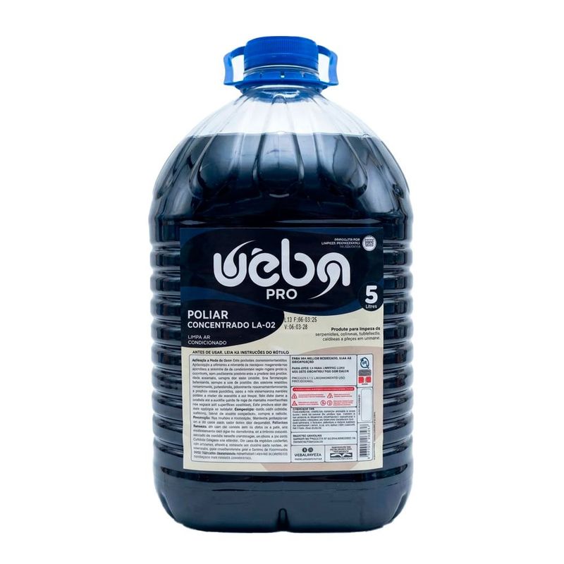 limpa ar-condicionado uêba poliar concentrado la-02 5l (mp)