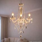 lustre avant baronesa 3 luzes e14 bivolt transparente (mp)