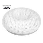 plafon de sobrepor avant led iara 20w 6500k luz branco frio bivolt branco (mp)