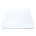 painel quadrado de sobrepor avant led 18w 4000k luz branco neutro bivolt alu branco (mp)