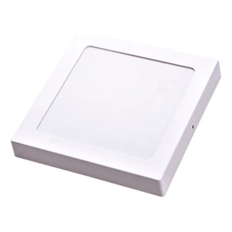 painel quadrado de sobrepor avant led 30w 6500k luz branco frio bivolt pop branco (mp)