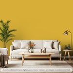 tinta acrilica premium fosca pisos e paredes hidrotintas 3l amarelo demarcacao (mp)