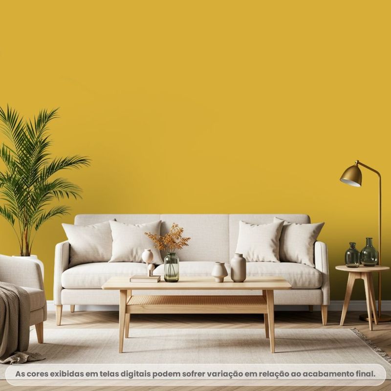 tinta acrilica premium fosca pisos e paredes hidrotintas 3l amarelo demarcacao (mp)