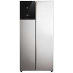 geladeira electrolux side by side frost free 431 litros inox es40s