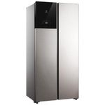 geladeira electrolux side by side frost free 431 litros inox es40s