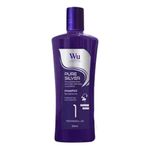 shampoo matizador professional wu pure silver loiro 300ml (mp)