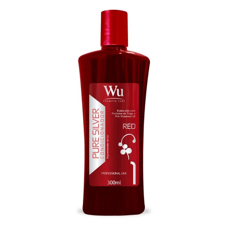 condicionador matizador professional wu pure silver red 300ml (mp)