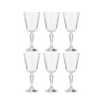 jogo de tacas 6 pecas bohemia cristal 185ml (mp)