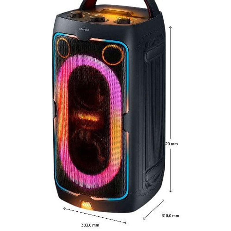 caixa de som bluetooh samsung sound tower 160w mx-st40f