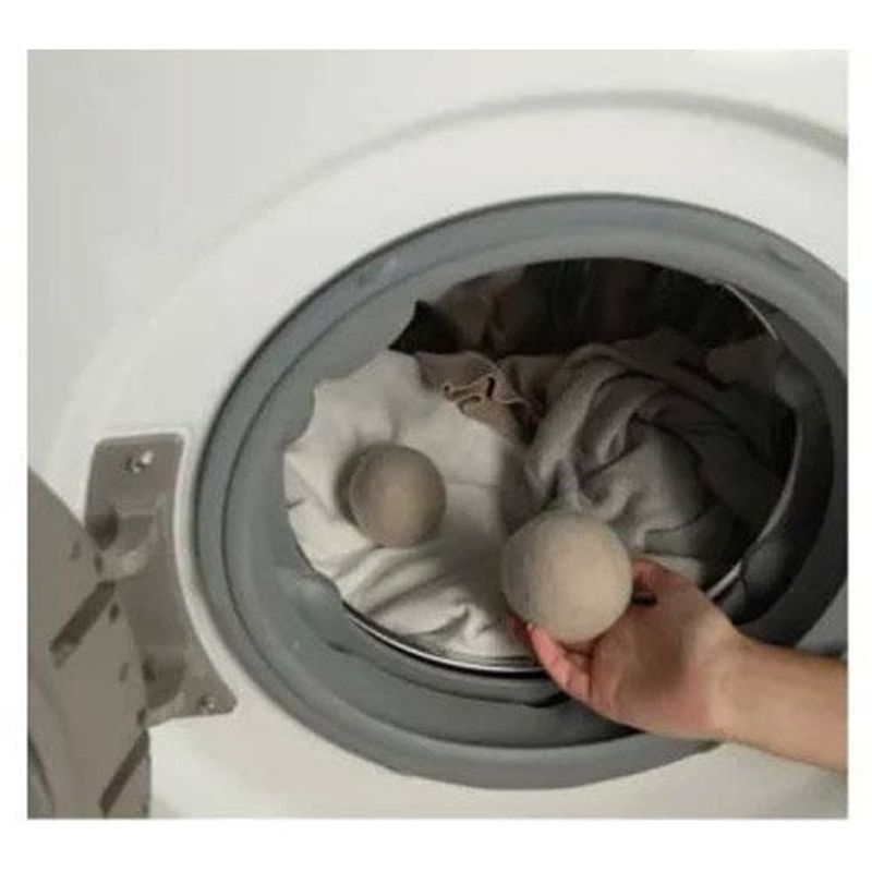 esferas para secar roupas 2 peças ou bege