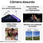 smartphone samsung a57 5g 256gb 8gb ram câmera 50mp ois selfie 12mp ip68 tela super amoled 6.7" nfc azul escuro