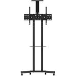 suporte pedestal para tv de 32 a 75 elg com rodízios e 7 níveis de altura