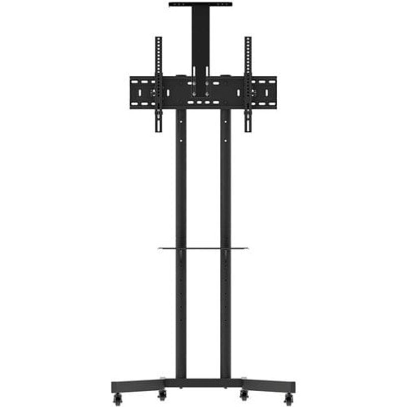 suporte pedestal para tv de 32 a 75 elg com rodízios e 7 níveis de altura