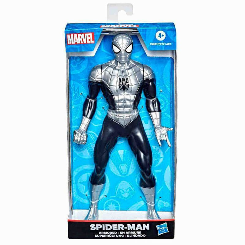boneco hasbro marvel homem aranha blindado 24cm - f5087