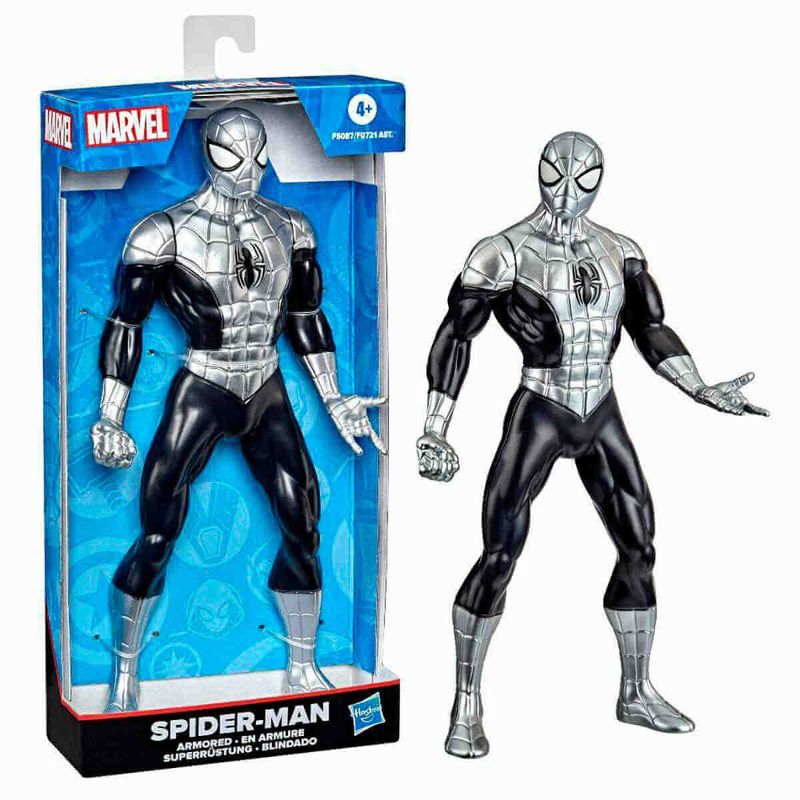 boneco hasbro marvel homem aranha blindado 24cm - f5087