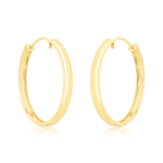 argola semijoia luiza mota lisa fio quadrado dourado 266145 (mp)
