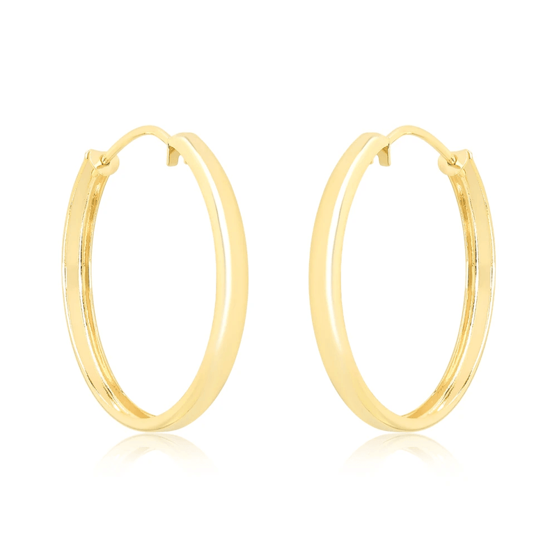 argola semijoia luiza mota lisa fio quadrado dourado 266145 (mp)