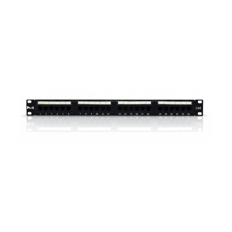cabo patch panel megatron cat6 24 portas com guia (mp)