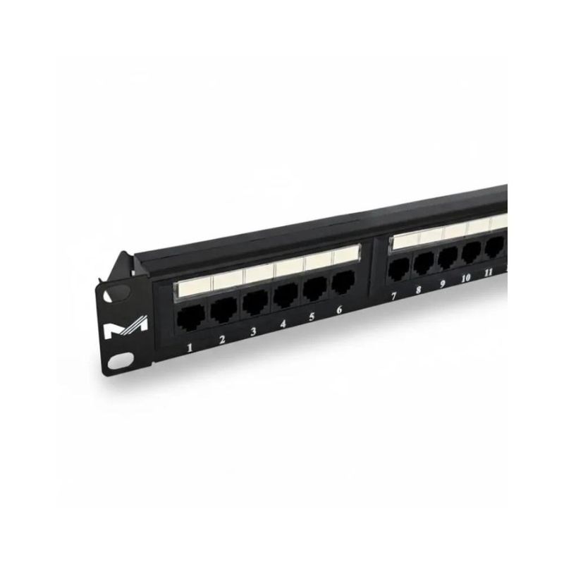 cabo patch panel megatron cat6 24 portas com guia (mp)