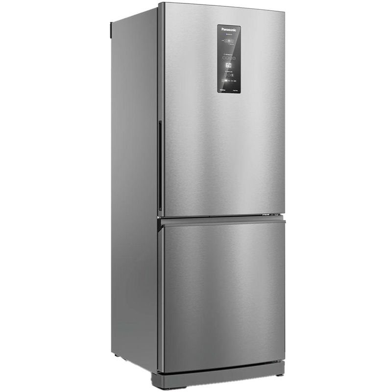 geladeira panasonic frost free inverter 475 litros aço escovado inox nr-bb64pv2xa