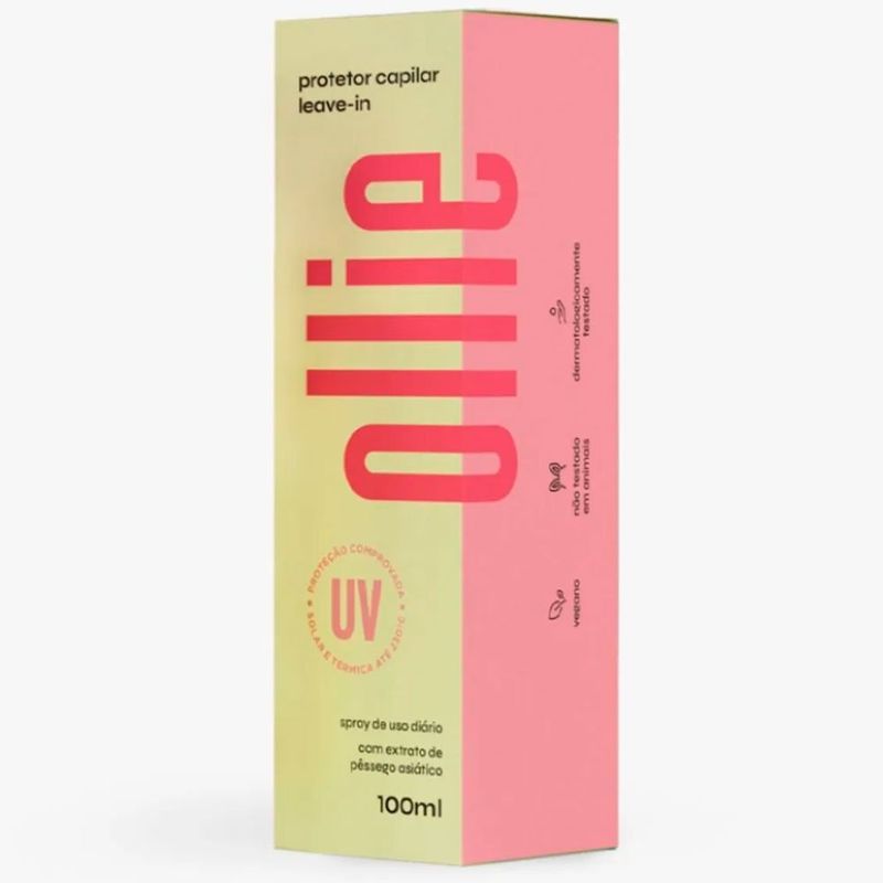 protetor capilar spray leave-in ollie 100ml