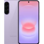 smartphone samsung a37 5g 256gb 8gb ram câmera 50mp selfie 12mp tela super amoled 6.7 nfc ip68 lilás