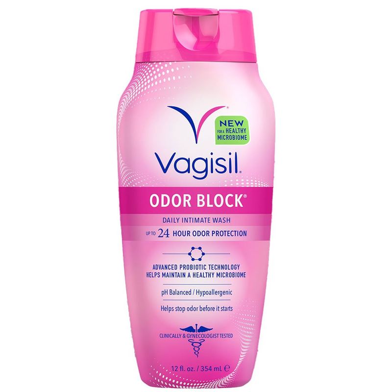 sabonete íntimo em gel vagisil block odor uso diário 354ml