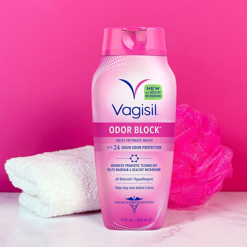 sabonete íntimo em gel vagisil block odor uso diário 354ml