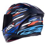 capacete asx city arrow fosco preto e azul 62 (mp)